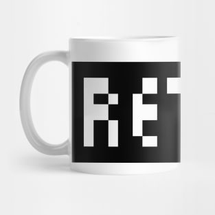 Retro Pixel Text Mug